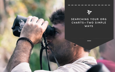 Searching Your Org Charts – Two Simple Ways